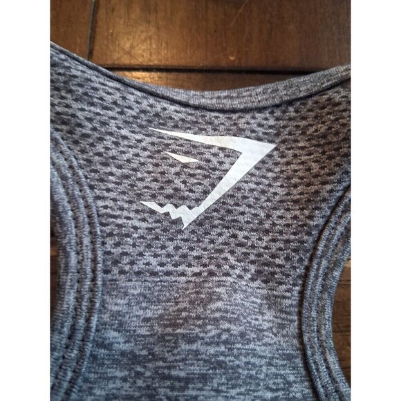 Gymshark Seamless Grey Racerback Sports Bra size S - Picture 4 of 6